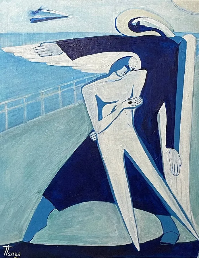 Image of Talisman by Illya Tkachenko, size: 40х50, made of Acrylic on canvas, Painting medium, priced at Price on request