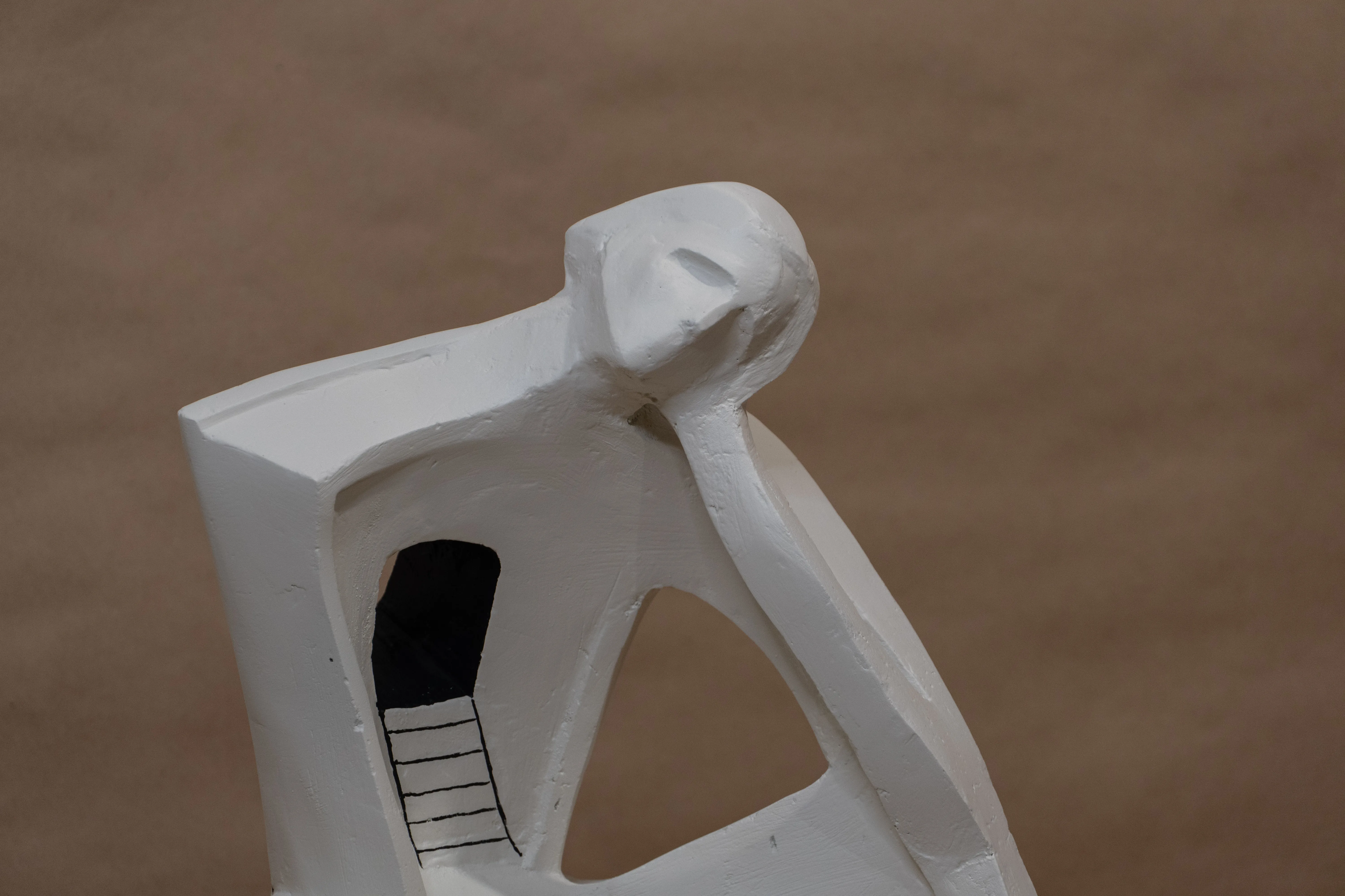 Зображення "Шлях до себе" від Ілля Ткаченко, розмір: 40х40х40, матеріали: Гіпс, акрил , медіум: Скульптура, місто: Львів, ціна: $300 (≈ 13 570 грн) Фото 10 з 13.